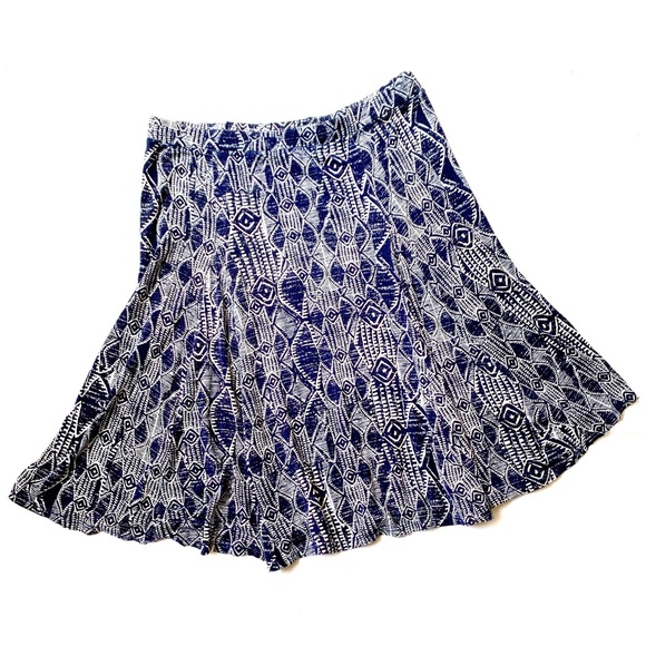 Max Studio Dresses & Skirts - MAX STUDIO MEDITERRANEAN EVIL EYE PALM SKIRT